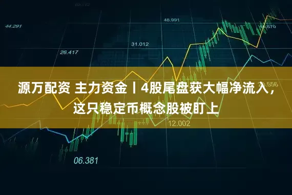 源万配资 主力资金丨4股尾盘获大幅净流入，这只稳定币概念股被盯上