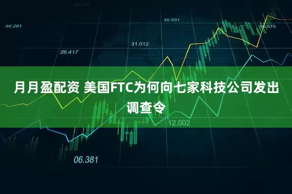 月月盈配资 美国FTC为何向七家科技公司发出调查令